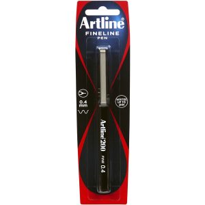 Pens-Artline 200 Fine Line Pen 0.4mm (EA)