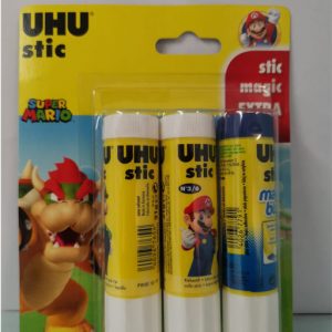 Glues-UHU Glue Sticks 21g 3 in a pack (EA)