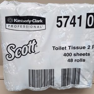 Toilet Papers-Scott Toilet Tissue 2PLY 400 Sheets 48 rolls (PK)