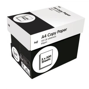 Keji 80gsm A4 White Copy Paper Carton