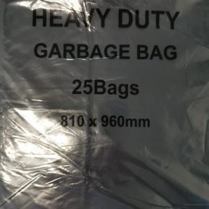 Garbage Bags-Heavy Duty Garbage Bag 25 Bags 810 x 960 mm (PK)