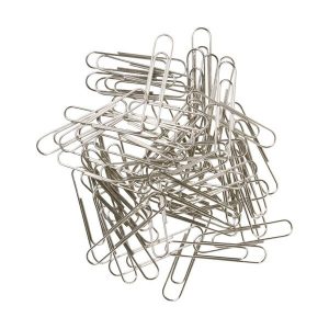 50mm Paper Clips Silver 100 Pack