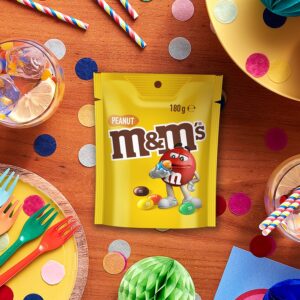 M&M's Peanut Milk Chocolate Snack & Share Party Bag 180g